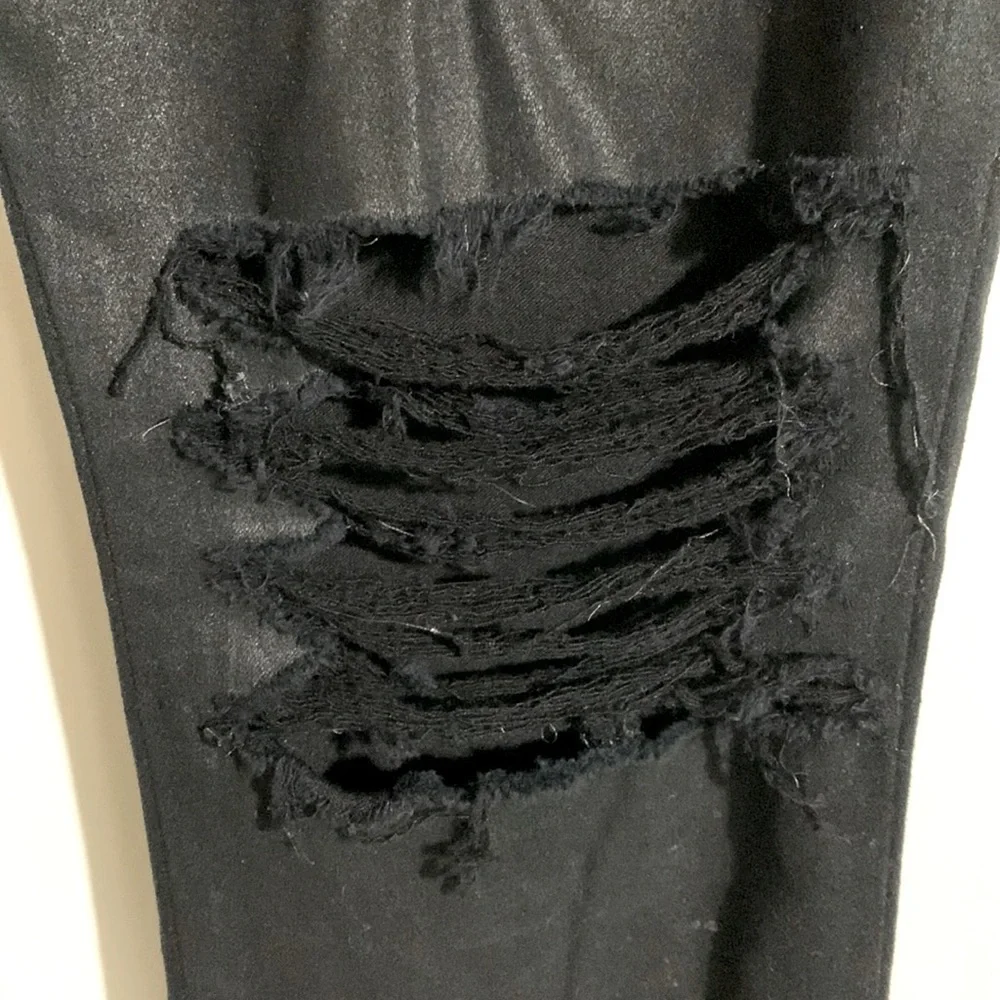 070 JEANS Joe’s Jeans Women’s Charlie High Waisted Skinny Ankle Black Size 26 - Picture 5 of 7